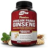 NutriFlair Korean Red Panax Ginseng 1600mg – 120