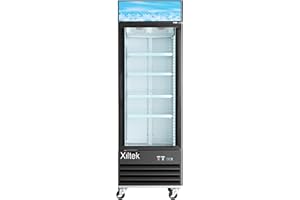 Xiltek New 28" Swing Glass Door Commercial Merchandising Freezer