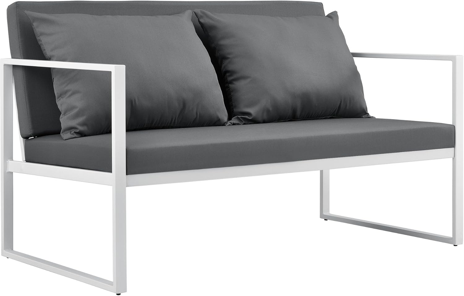 [casa.pro]® Sofá de jardín 70 x 114 x 60 cm mueble de jardín para