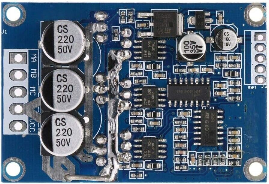 TECNOIOT DC 12V-36V 500W PWM Brushless Motor Controller Balanced BLDC Car Driver Board - Image 3