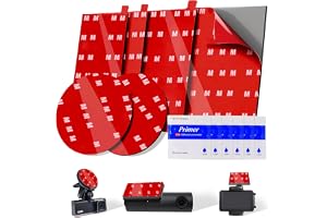 6 Pcs Dash Cam Adhesive Pads, Double Sided Adhesive Pads for Car Dashboard,Very High Bond Heat Resistant Tape for Windshield,Heavy Duty Sticky Pads for Car Phone Holder and Dash Cam