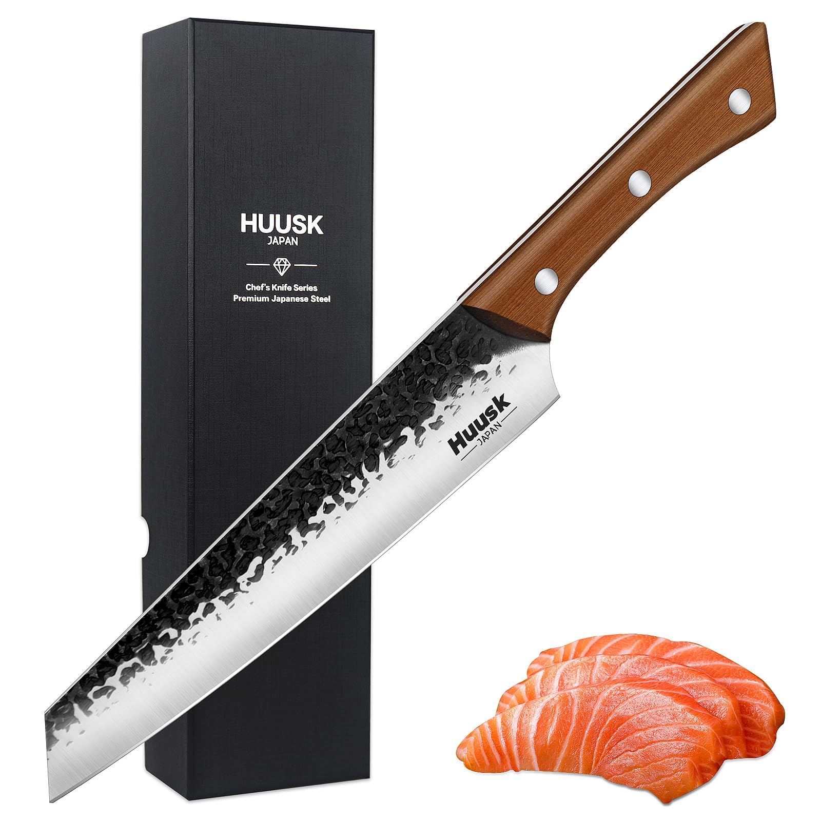 Huusk 8 Inch Kiritsuke Chef Knife,Hand-Forged High