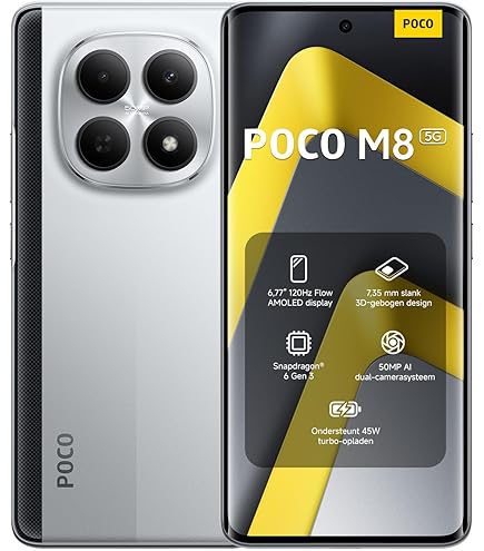 Amazon.com: Poco M6 4G LTE GSM (256GB + 8GB) 108MP Triple Camera