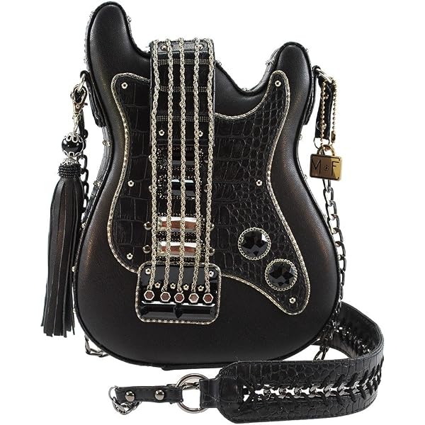 Mary Frances Women's I Love Music Crossbody Bag - Embellished Sling Handbag With Removable Strap, Multi Color