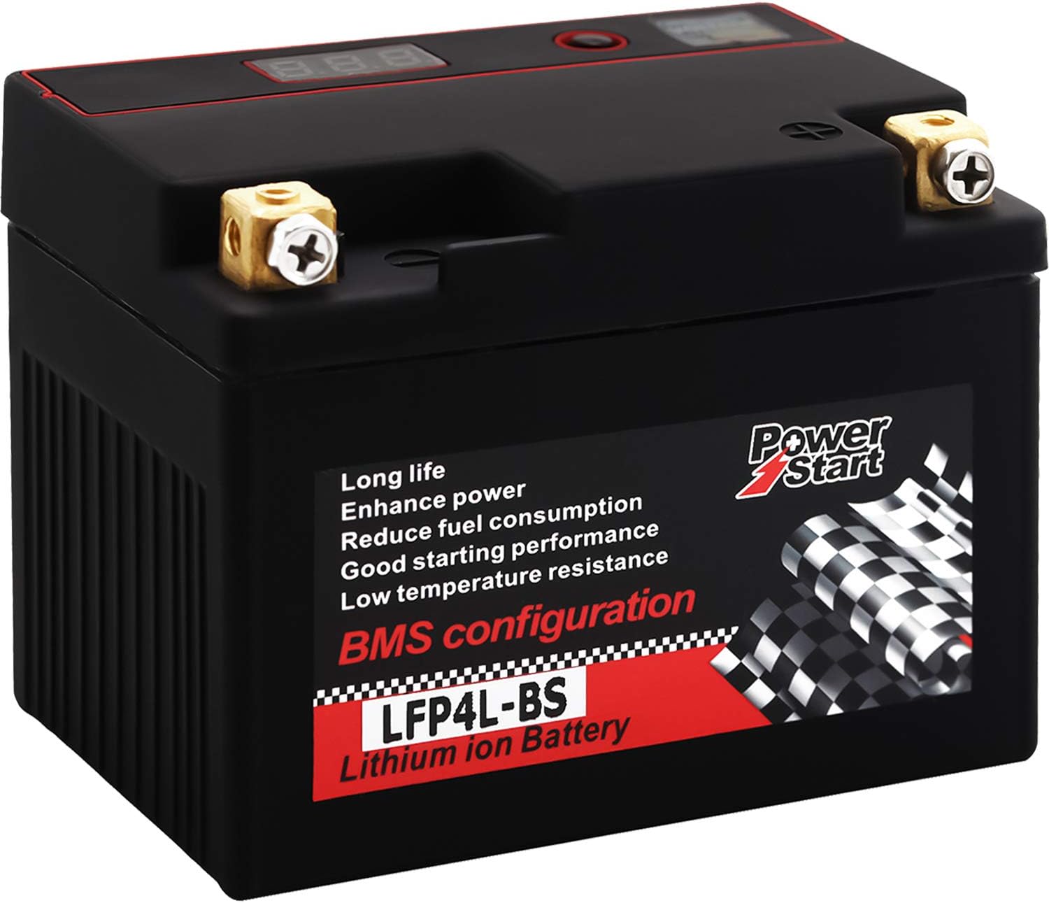 Amazon PowerStart バイク用 リチウムイオンバッテリー LFP4LBS (YTX4LBS / YT4LBS / GT4LBS / FTH4LBS / FT4L Amazon PowerStart バイク用 リチウムイオンバッテリー LFP4LBS (YTX4LBS / YT4LBS / GT4LBS / FTH4LBS / FT4L