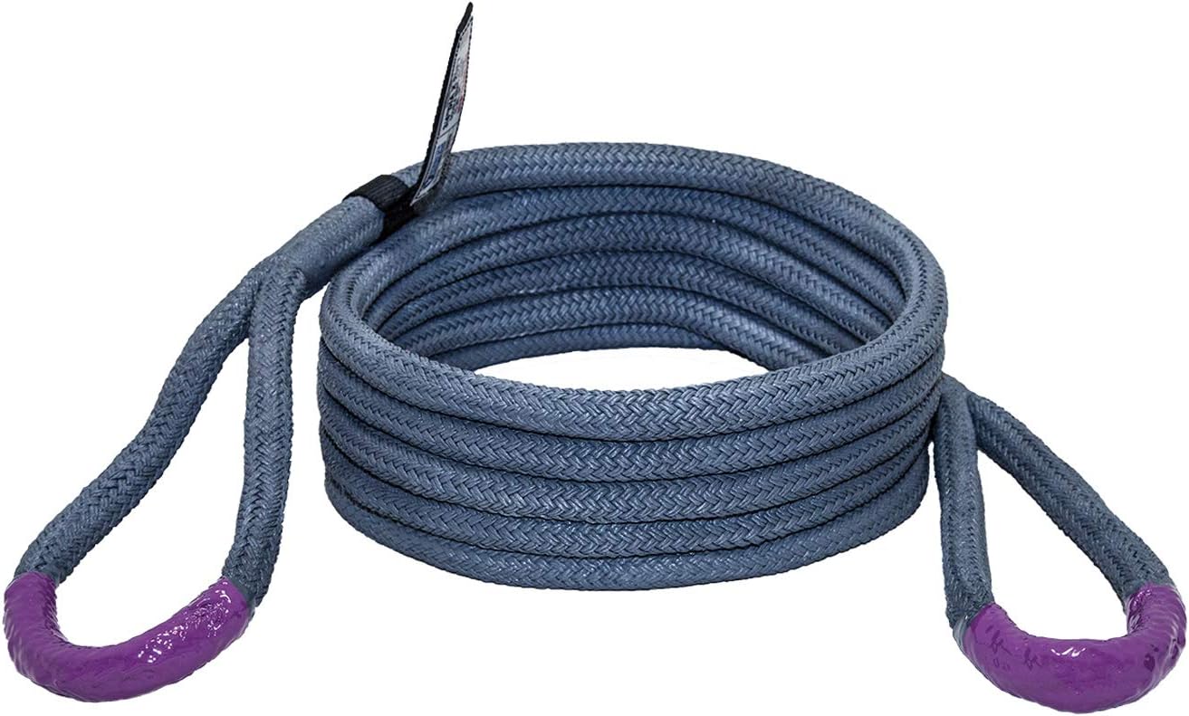 Yukon Kinetic Recovery Rope, 3/4" Diameter, 19,000 psi Rating, 20 Feet Long