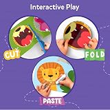 Skillmatics Snip Snip Scissor Skills Activity Book with 2 Kid Safe Scissors view 5