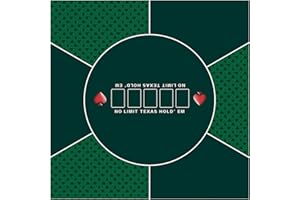 nuveti 24/31/39/47/55 inch Square Foldable 6-Player Texas Poker Card Tabletop Layout Portable Anti-Slip Rubber Board Game Mat Texas Hold'em Poker Mat for Family Game, Casino, Party