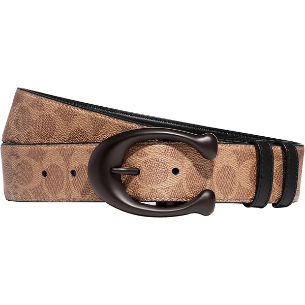 Amazon.com: COACH 13mm Sculpted C Reversible Belt : Clothing  display picture 1