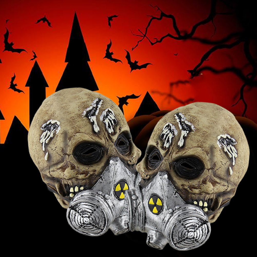 Halloween Masks for Adults - Terror Scary Gas Mask - Party Scary - Nuclear Atomic Biochemical - Alien Masks