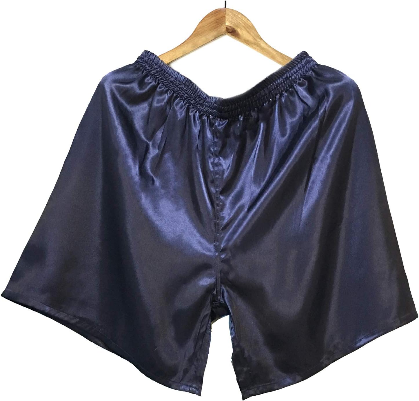 WantschunMens Pajama Bottom Shorts Satin Silk Boxers Shorts Sleepwear Nightwear Lightweight Lounge wear S-XXXL