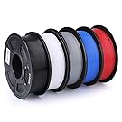 ELEGOO PLA 3Dプリンターフィラメント寸法精度+/- 0.03 mm 1 kgスプール1.75 mm (五色)
