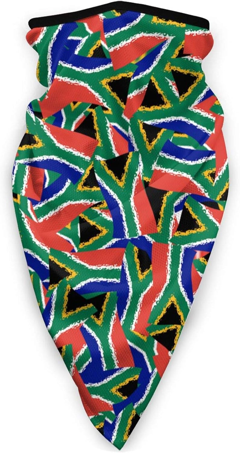 South African Flags 3D Seamless Windproof Sports