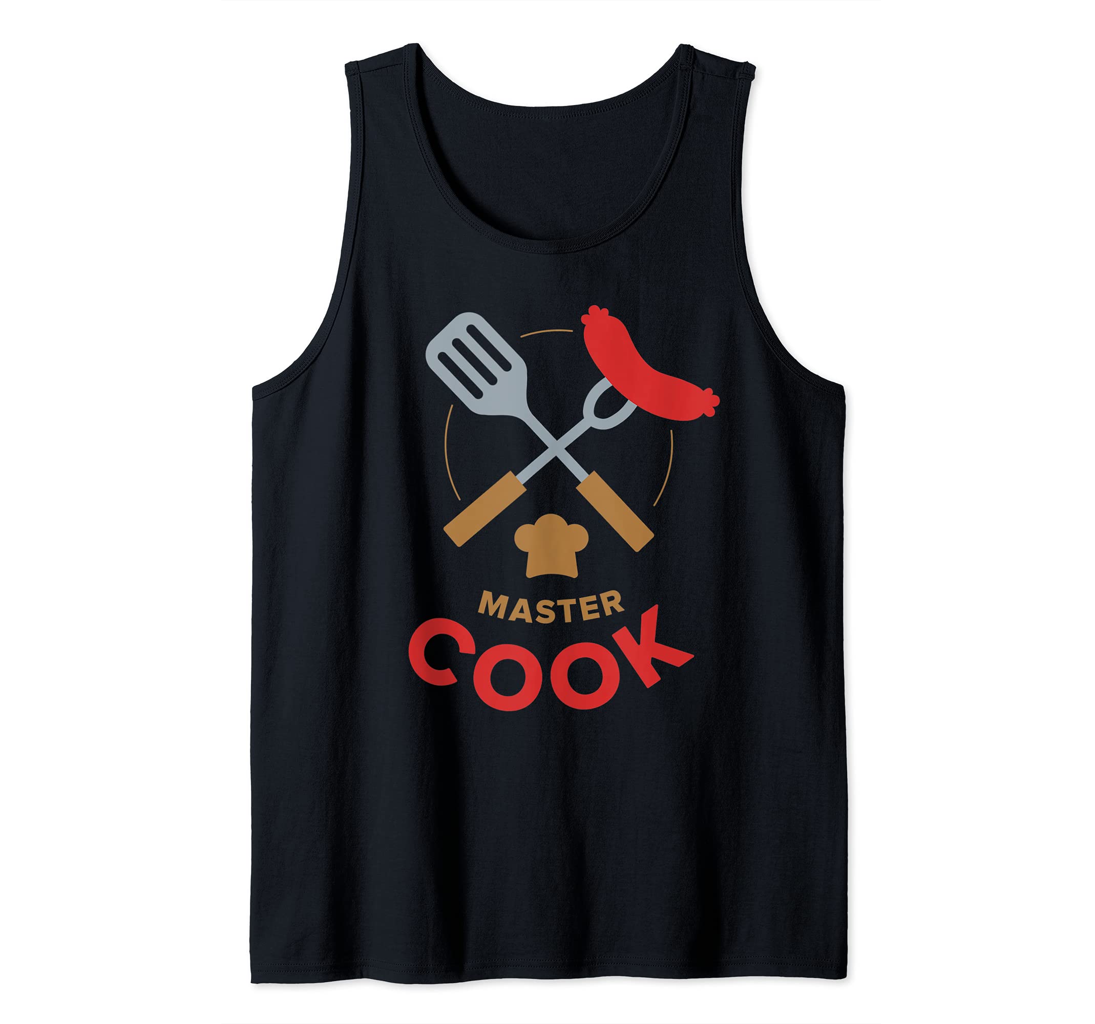 Master Cook BBQ Grilling Chef Tank Top