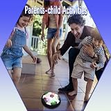 JRD&BS WINL LED Hover Football Toy Gifts for Boys 3-12 Years Old Black Style 2 view 2