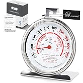 SPOROLWE Oven Thermometer 3.23" Dial 50-500&deg;F, NSF Food Safety Zones