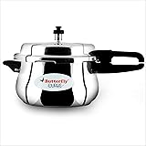 Butterfly Stainless Steel 5.5-Liter Curve Pressure Cooker, Large, Silver