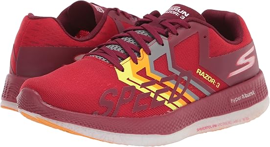 skechers go run 3 mens orange