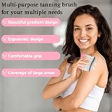Start Makers Tanning Brush Pink Kabuki Self-Tanning Brush for Face Body view 4