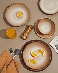 Pokini Stoneware Dinnerware Set Service for 4, 12
