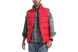 Zukela Men's Puffer Vest Lightweight Water-Resistan Warm Outerwear M to 3XL