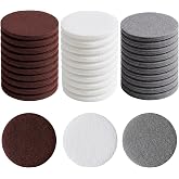 LemonRoad Non Scratch Polishing Buffing Pad,30 Pcs, White, Red, Gray, 5 Inch