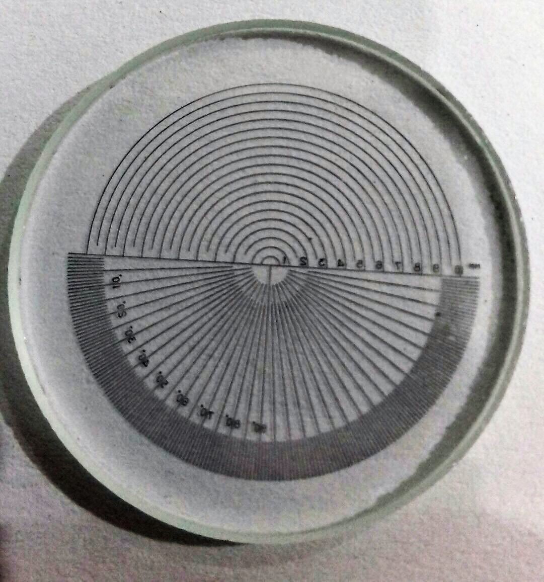 Microscope Micrometer Precise Calibration Slide Measuring Scale Reticle