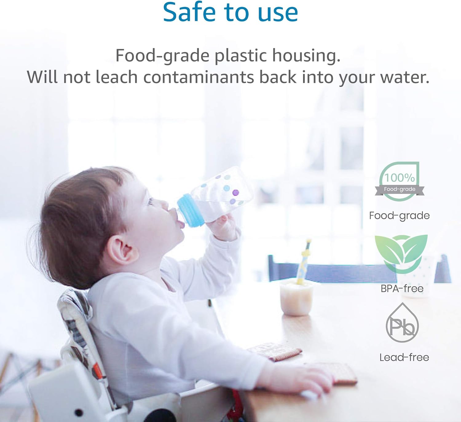 AQUA CREST 3US-PF01 Under Sink Water Filter, Compatible with Filtrete Advanced 3US-PF01, 3US-MAX-F01H, 3US-PF01H, Delta RP78702, Manitowoc K-00337, K-00338 Water Filter (Pack of 2): Home & Kitchen