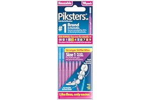 Piksters Interdental Brushes, Size 1, Purple Handle