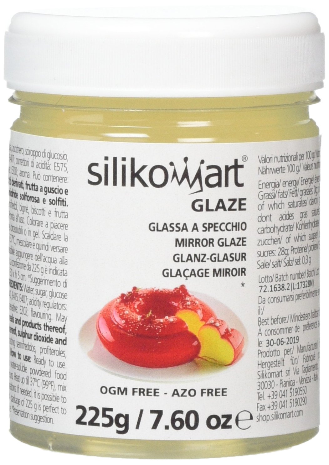 Silikomart "Wonder Glaze Gelatine, Transparent Amazon.co.uk Kitchen