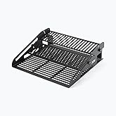 On-Stage SR5 Synth Rack (Desktop Keyboard Stand, Pedalboard, and Mini Rack, Three Tiers, Holds Mini Synths, Stompbox Effects, Drum Machines, Small Mixers, 2U of Rack Gear, Steel, Black, with Bag)