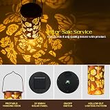 TickTime Rose Butterfly Solar Lanterns Hanging Outdoor Garden Decor view 5