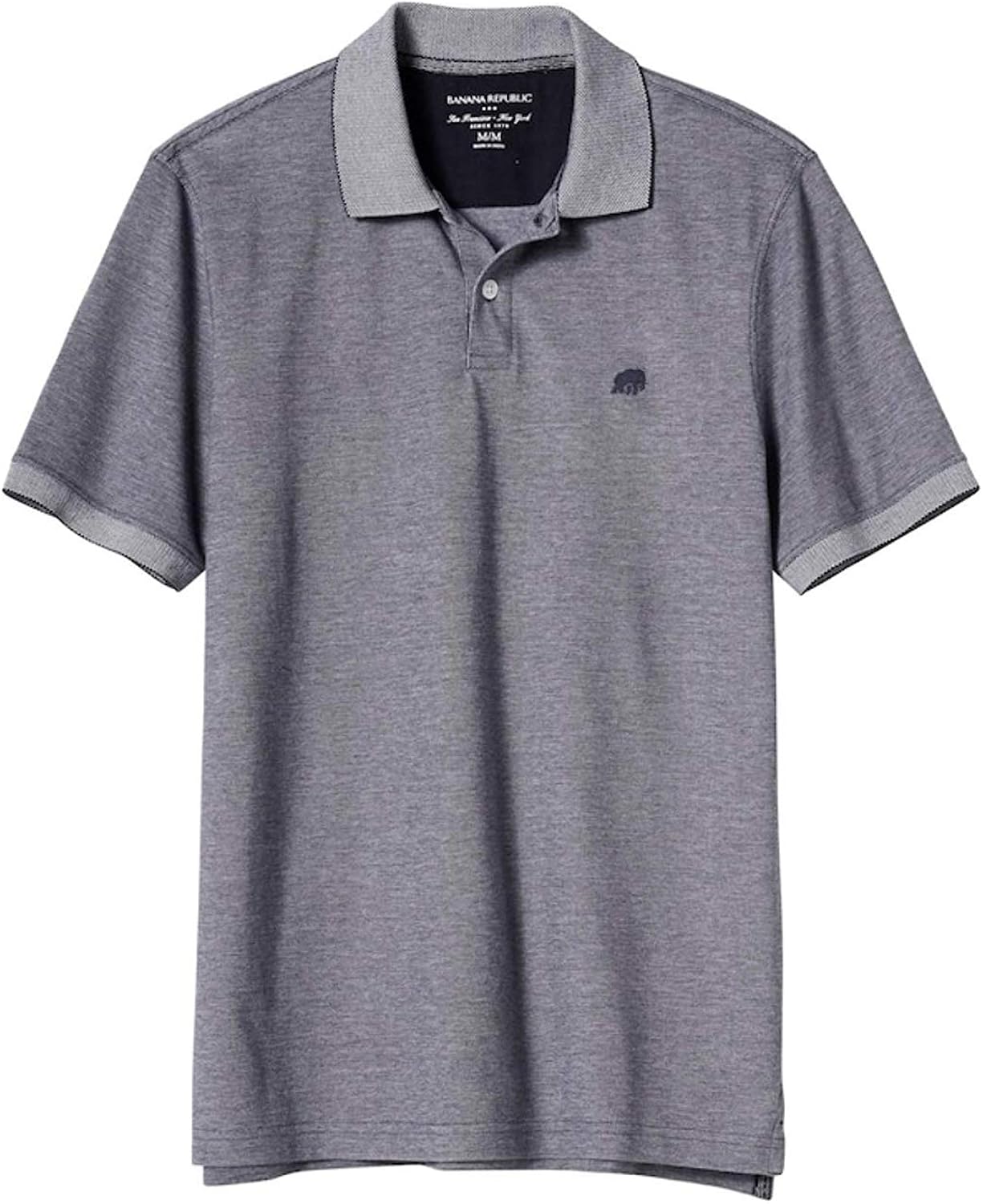 Banana Republic Factory Men's Classic Fit Polo Shirt Elephant Logo