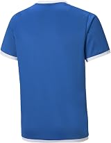 Puma Unisex Kids Shirt Electric Blue Lemonade White XS view 2