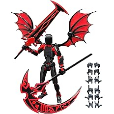 Lucky 13 Action Figure (Assembly Completed) T13 Action Figure Set,3D Printed Robot 13 Action Figure, Dummy 13 Set, for Collec