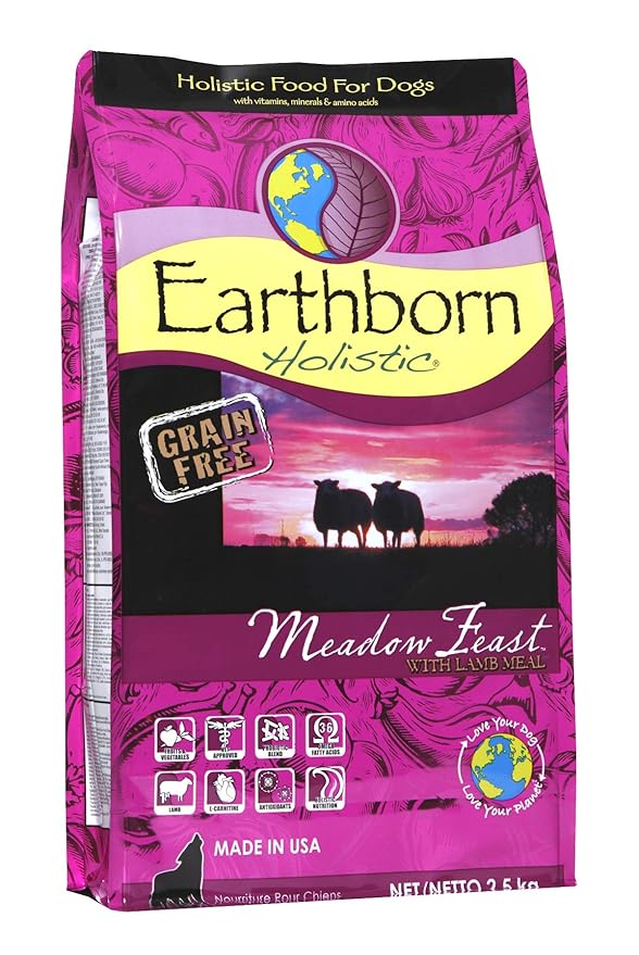 Earthborn Holistic Meadow Feast, GrainFree, Dry Dog Food, 2.5kg