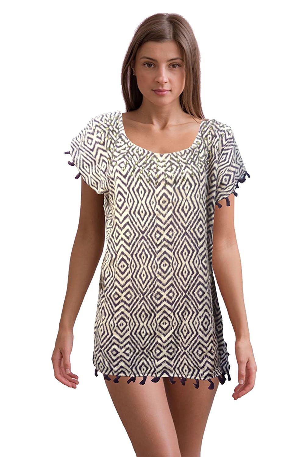 Victorias Secret Cover Up Dress Fringe Caftan Tassel With