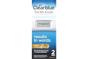 Clearblue Digital Pregnancy Test with Smart Countdown, 2 Count