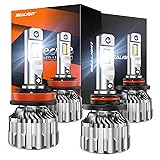 SEALIGHT H11/H9/H8 9005/HB3 Bulbs Combo, 56000LM