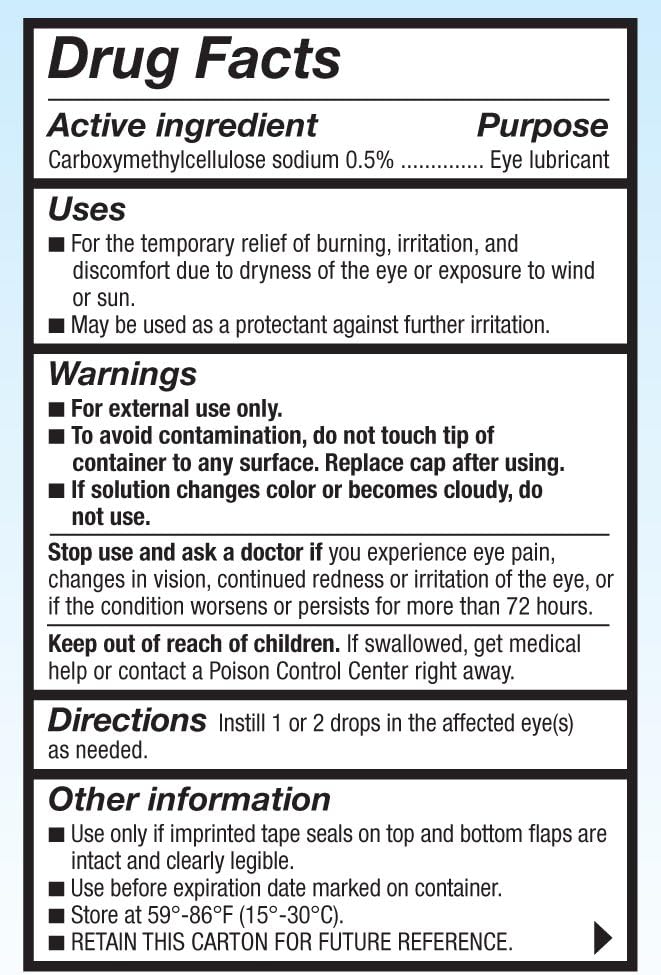 Refresh Tears Lubricant Eye Drops, 0.5 Fl Oz (2 Count): Health & Personal Care