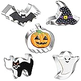 5Pcs Halloween Cookie Cutter Shape Set