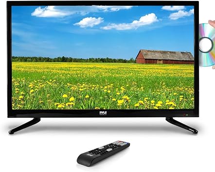 Amazon Com Pyle Upgraded 18 40 Inch 1080p Hd Led Tv Dvd Player Combo Ultra Hi Resolution Widescreen Monitor W Hdmi Cable Rca Input Built In Audio Speaker Can Work For Mac Pc Computer