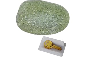 Hualayou Hide A Key Outside Waterproof Fake Rock Key Hiders Lock Box For House Spare Keys Large Size Design Outdoor Faux Stone Safe Storage Yard Garden Indoor Decorative Geocaching