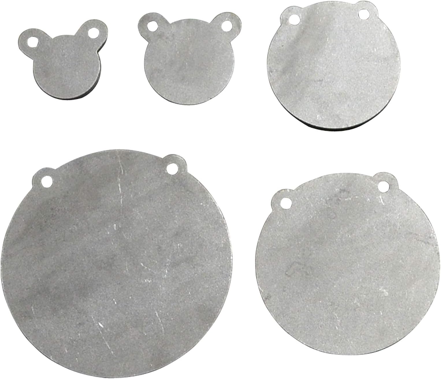 TITAN GREAT OUTDOORS Set of 5 AR500 Steel Shooting Targets | 1/2" Thick | 3" 4" 6" 8" 10"