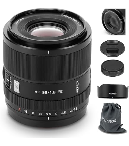 Sony SEL55F18Z.AE 55mm f/1.8 ZA Lens - Black : Sony: Amazon.ca