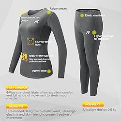 MEETWEE Women's Classic, Grey, Small