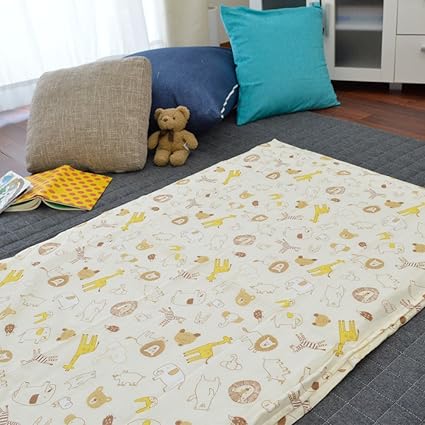 Amazon お昼寝布団 カバー 綿100 敷き布団カバー 75 125cm アニマル イエロー かわいい おひるね ファスナー 布団カバー ベビー マタニティ 通販