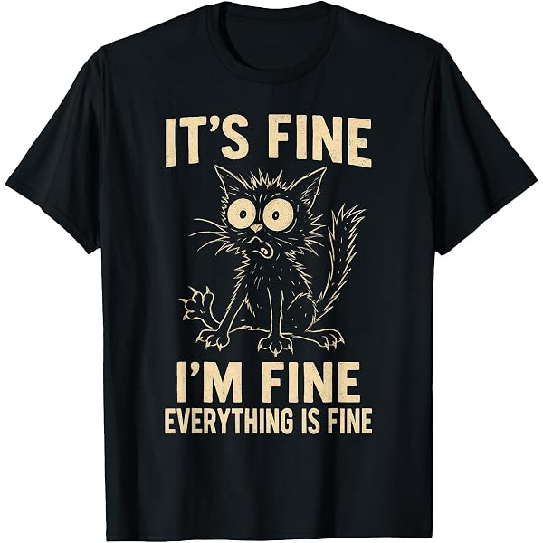 Fluff You You Fluffin Fluff Funny Cat Lover Sarcastic T-Shirt – Unisex Crewneck
