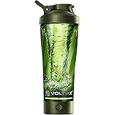 VOLTRX Premium Electric Protein Shaker Bottle, Made with Tritan - BPA Free - 24 oz Vortex Portable Mixer Cup/USB Rechargeable Shaker Cups for Protein Shakes