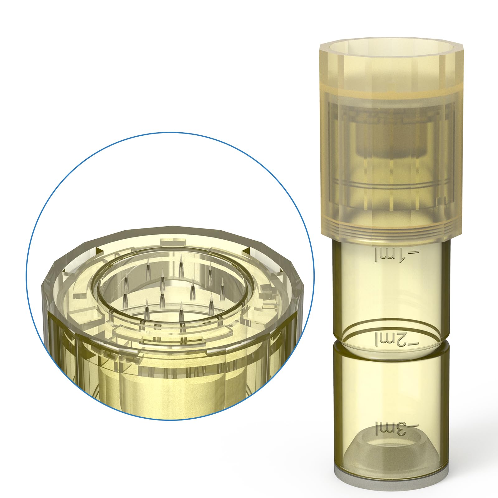 PELCAS 12Pin Replacement Cartridges for PELCAS M7 Microneedling Derma Pen, A3 Microneedling Pen(10PCS)